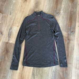 Smartwool Merino 250 Base Layer Quarter-Zip Top - Size L